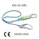 Energy absorbing lanyard